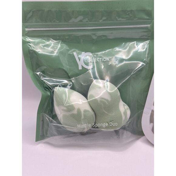 Beauty Sponge Bundle: 10 Marble Makeup Sponges & 2 Green Marble Dome Sponges NWT - Picture 5 of 6